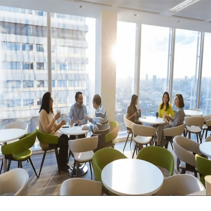 Cafe and Collaborative Spaces